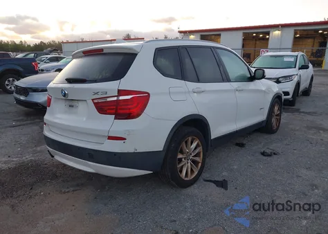 2013 BMW X3 xDrive28I from USA, damaged, VIN 5UXWX9C57D0D02376